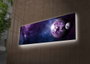 Wallity Lienzo Decorativo Iluminado con LEDs 3090NASA-003 Multicolor